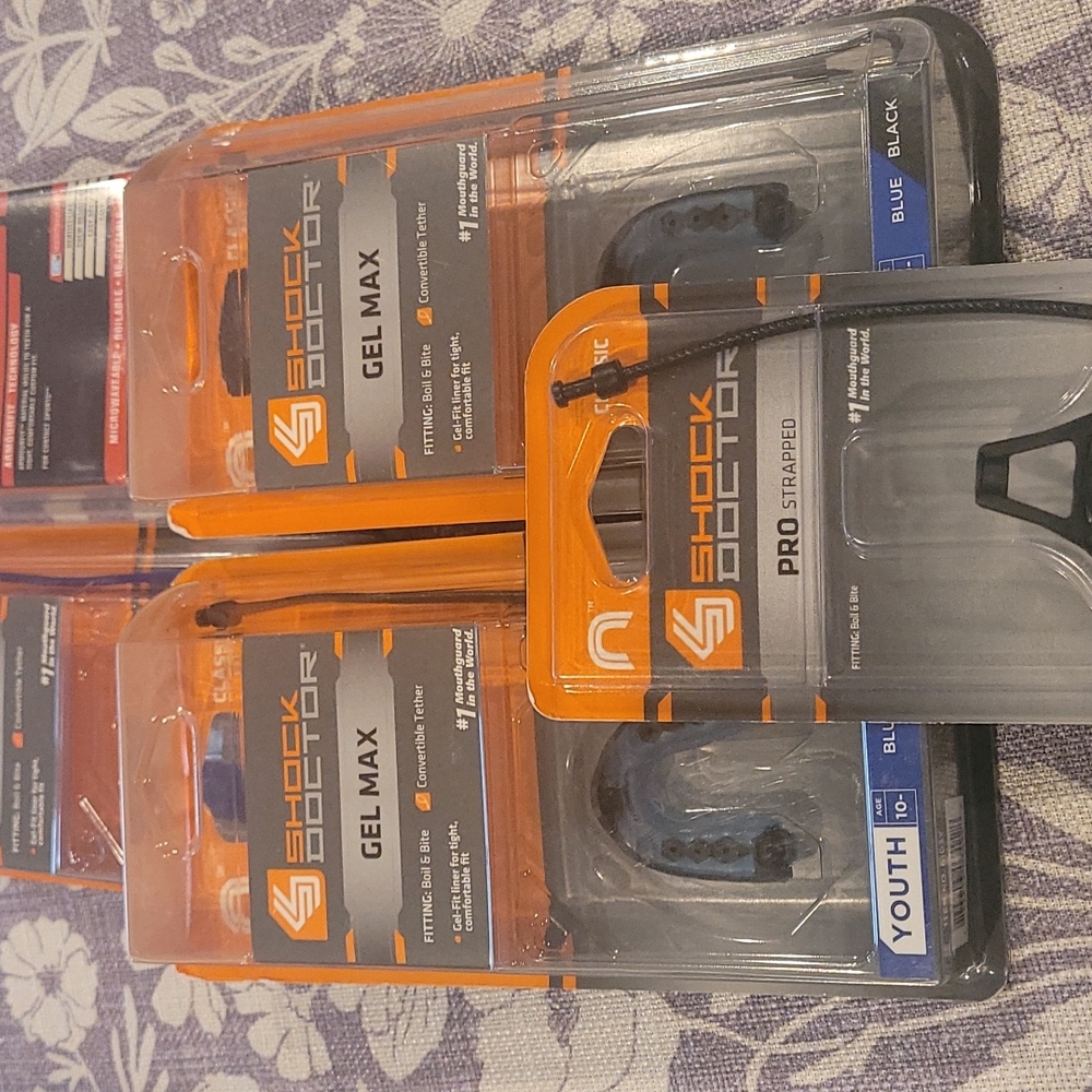 NWT 5 for $36 Shockdoctor youth mouth pieces.